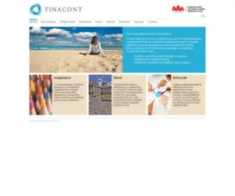 Finacont.com(Főoldal) Screenshot