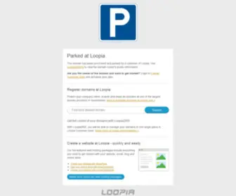 Finact.org(Parked at Loopia) Screenshot