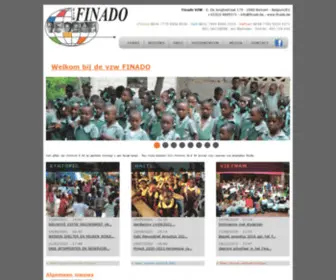 Finado.org(Welkom bij de vzw FINADO) Screenshot