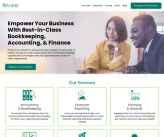 Finairo.co(Outsourced Accounting) Screenshot