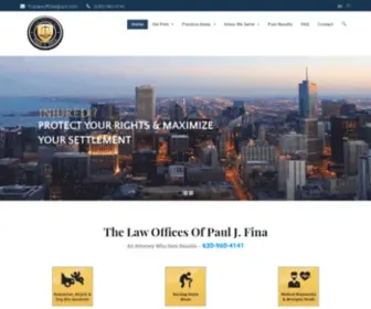 Finalawoffices.com(Top Personal Injury Lawyer in Illinois) Screenshot