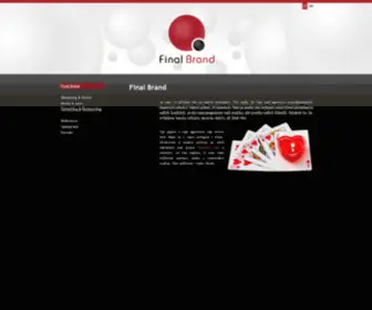 Finalbrand.cz(Final Brand) Screenshot