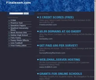 Finalexam.com(Finalexam) Screenshot