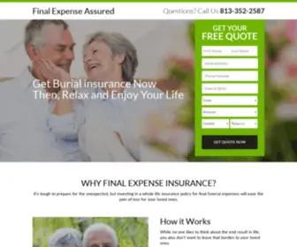 Finalexpenseassured.com(Final Expense Assured) Screenshot