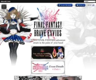 Finalfantasyexvius.com(FINAL FANTASY BRAVE EXVIUS Global Official Site) Screenshot