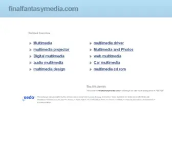 Finalfantasymedia.com(Final Fantasy Media) Screenshot
