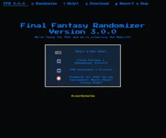 Finalfantasyrandomizer.com(Final Fantasy Randomizer) Screenshot