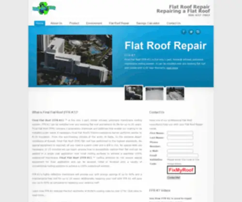 Finalflatroof.com(Flat Roof) Screenshot