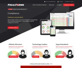 Finalforms.com(Boost Compliance & Safety) Screenshot