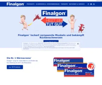 Finalgon.de(Finalgon® Wärmesalben &) Screenshot