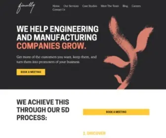 Finally.agency(Award Winning Creative Marketing Agency) Screenshot