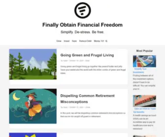 Finallyobtainfinancialfreedom.com(Finally Obtain Financial Freedom) Screenshot