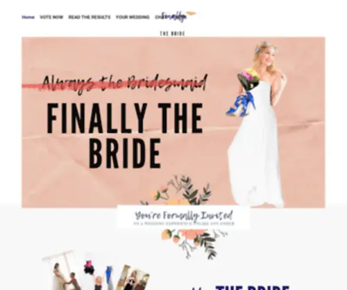 Finallythebride.com(FINALLY THE BRIDE) Screenshot