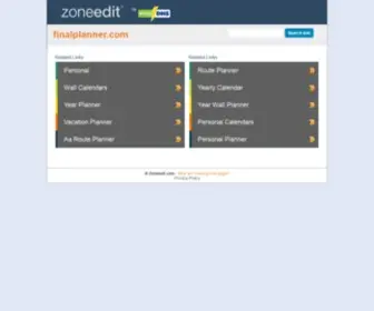 Finalplanner.com(Funeral planning) Screenshot