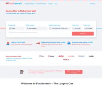 Finalrentals.com(Rent a Car in Dubai) Screenshot