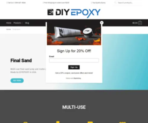 Finalsand.com(DIY Epoxy) Screenshot