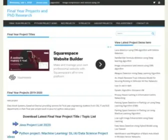 Finalsemprojects.com(Ieee project) Screenshot