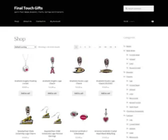 Finaltouchgifts.com(Sports Team Beads) Screenshot