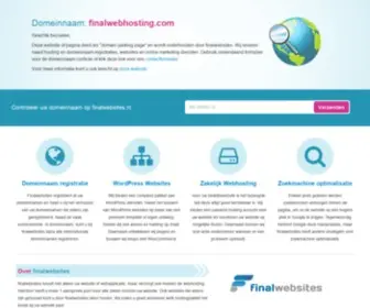 Finalwebhosting.com(Finalwebsites) Screenshot