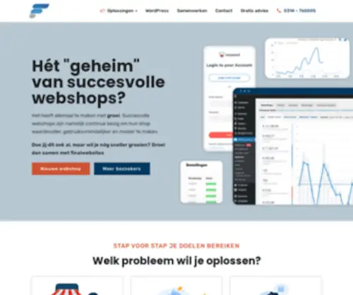Finalwebsites.nl(Internetbureau finalwebsites) Screenshot