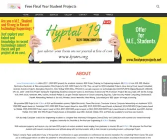 Finalyearprojects.net(Free Final Year Student Projects) Screenshot