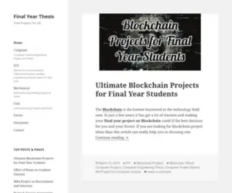 Finalyearthesis.com(Final Year Thesis) Screenshot