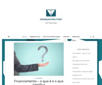 Financaspratudo.com(Finanças Pra Tudo) Screenshot