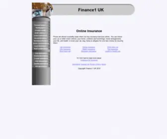 Finance-1.co.uk(Finance UK) Screenshot