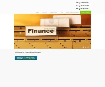 Finance-Assignment.com(Finance Assignment Help) Screenshot