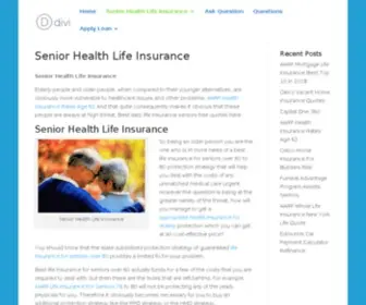 Finance-Guaranteed.com(Senior Health Life Insurance And Home Insurance Compare Rates) Screenshot