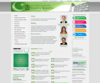 Finance.gov.pk(Finance Division) Screenshot