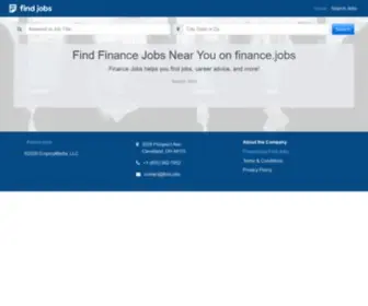 Finance.jobs(Find Finance Jobs Near Me on Finance Jobs) Screenshot