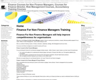 Finance4Nonfinancemanagers.com(Finance For Non Finance Managers) Screenshot