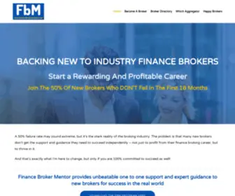 Financebrokermentor.com(Finance Broker Mentor) Screenshot