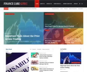 Financecareguide.com(Personal Finance Blog) Screenshot