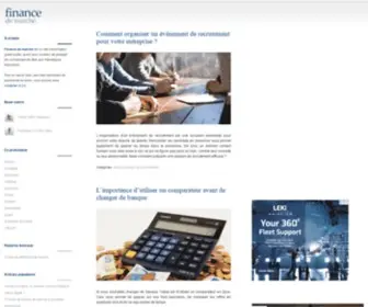 Financedemarche.fr(Finance de marché) Screenshot