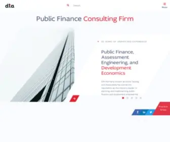 Financedta.com(CFD Public Finance Consulting for Real Estate) Screenshot