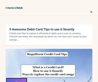 Financefetch.com(Learn personal finance and be financially free) Screenshot
