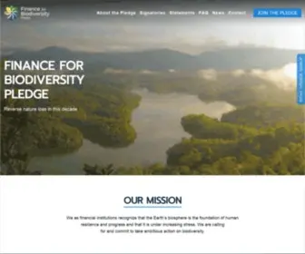 Financeforbiodiversity.org(Reverse nature loss in this decade) Screenshot