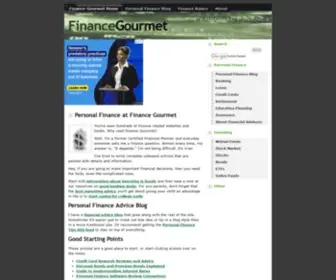 Financegourmet.com(Financial Planning) Screenshot