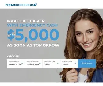 Financegroupusa.com(Payday) Screenshot