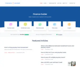 Financeguider.com(Finance Guider) Screenshot
