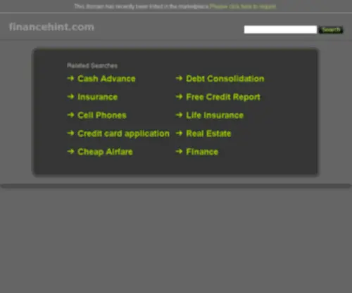 Financehint.com(Financehint) Screenshot