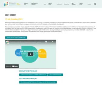 Financeincommon2021.org(Finance in common) Screenshot