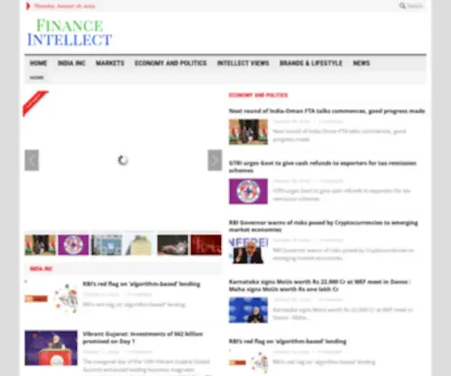 Financeintellect.com(Financeintellect) Screenshot