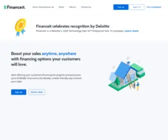 Financeit.ca(From consumer financing to workflow integration) Screenshot