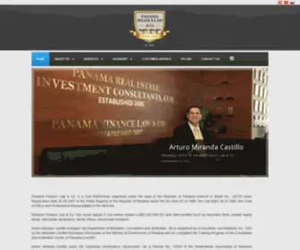 Financelaw.com.pa(Panama Finance Law & Co) Screenshot