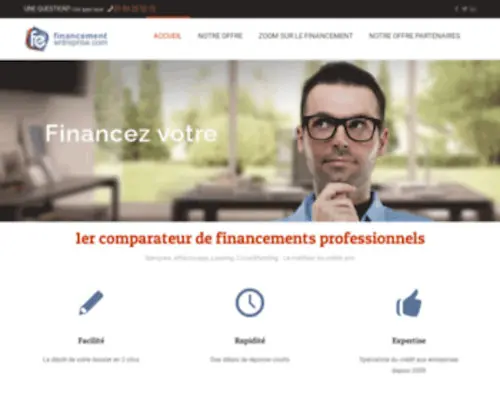 Financement-Entreprise.com(Financement entreprise) Screenshot