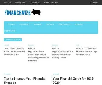 Financenize.com(Financenize) Screenshot