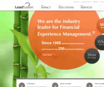 Financenter.com(Leadfusion’s Financial Experience Management®) Screenshot